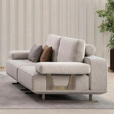 Elysian Luxe 6-Seater Velvet Fabric Sofa Set