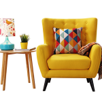 Bright Harmony Accent Chair & Side Table Set